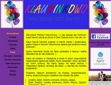 Tablet Screenshot of klauninkowo.pl